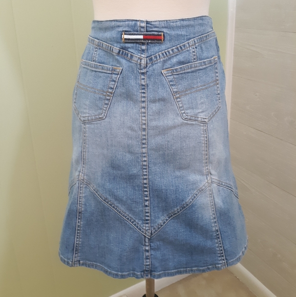Tommy Hilfiger denim Jean tulip skirt sz 3 *O - Picture 5 of 5